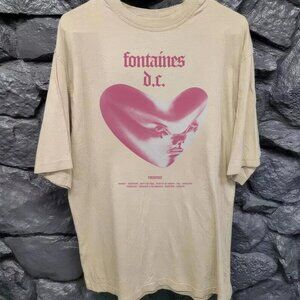 Fontaines D.C. Sand T-Shirt, Fontaines D.C. Concert Shirt, Music Tee Unisex Sand